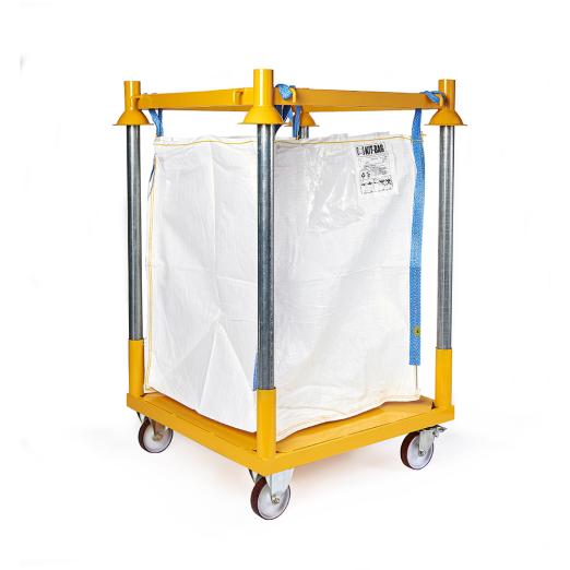 Support roulant à fond tôlé pour transport de big bag - KIT BAG