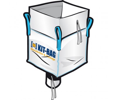 Big bag à jupe de remplissage et goulotte de vidange