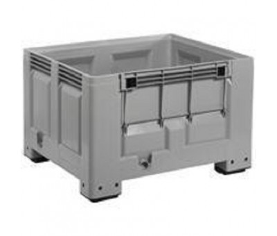 Caisse palette plastique à porte 1200x1000