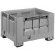 Caisse palette plastique à porte 1200x1000