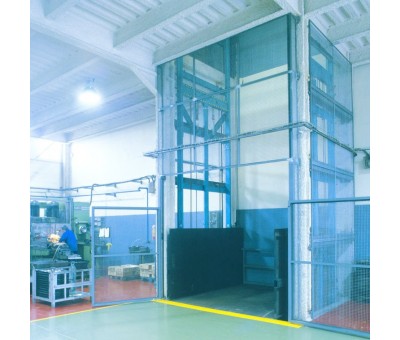 Monte charges industriel double colonne