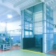 Monte charges industriel double colonne