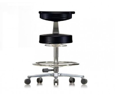 Tabouret à roulettes médical et laboratoire