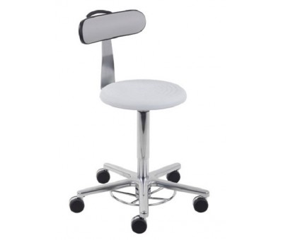 Tabouret de laboratoire à dossier