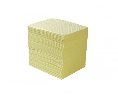Feuille d'absorbant produit chimique, base, acide, détergent...
