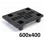 Palette plastique légère emboîtable 600x400, QPS6040LR - BAC-LAND PACK