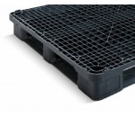 Palette plastique recyclée 1200x1200 type lourde, QP1212HR6RR - BAC-LAND PACK