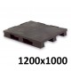 Palette lourde plastique recyclé 1200x1000 RECYPAL1210RR