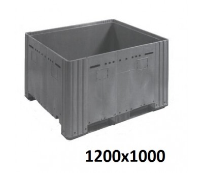 Achat Caisse palette PEHD pleine 1200x1000