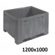 Achat Caisse palette PEHD pleine 1200x1000