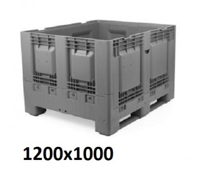 Caisse palette plastique pliable 1200x1000, BL121080APDO