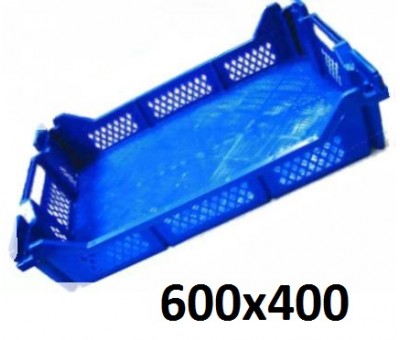 Bac plastique léger à fond bombé 600x400, BL604012FA