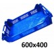 Bac plastique léger à fond bombé 600x400, BL604012FA