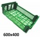 Cagette plastique renforcée 600x400, réf BL604016FA