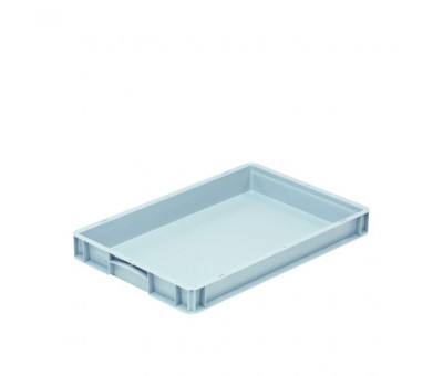 Achat Caisse plastique pleine gerbable Euronorme, 600x400