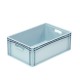 Prix Caisse plastique pleine gerbable Euronorme, 600x400