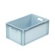 Fabricant Caisse plastique pleine gerbable Euronorme, 600x400