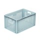Comparateur Caisse plastique ajourée gerbable norme Europe 600x400