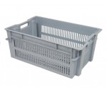 Bac gerbable emboîtable à 70% ajouré/plein 600x400, BL-GE2423-00 - BAC-LAND PACK