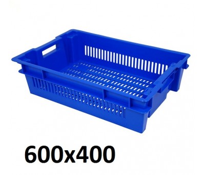 Bac ajouré gerbable emboîtable à 70%, 600x400, BL-GE6415-00
