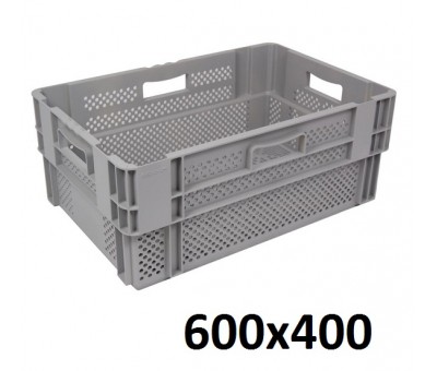 Bac gerbable emboîtable à 50% ajouré, 600x400