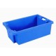 Achat Bacs gerbables emboitables pleins bleus, 600x400