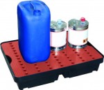 Bac de rétention polyéthylène pour petits récipients LABO 40 - CEMO FRANCE