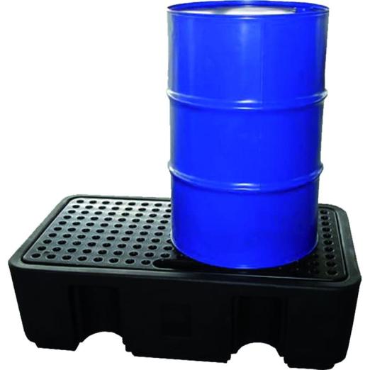 Bac de rétention polyéthylène 2 fûts DRUM 240/2 - CEMO FRANCE