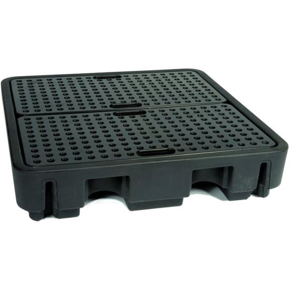Bac de rétention PE 240 litres pour 4 fûts DRUM 240/4