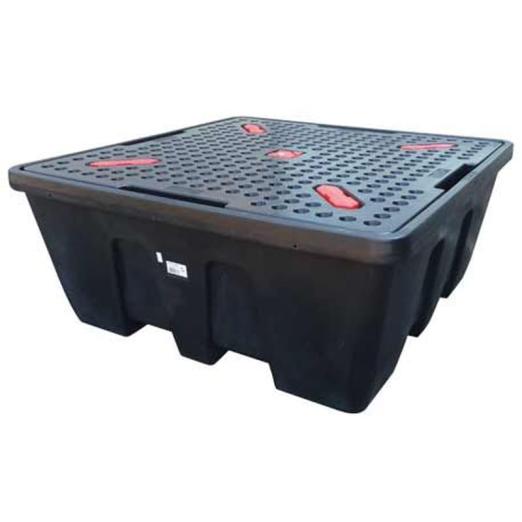 Bac de rétention PE pour 1 cubitainer CUBI-PE 1200/1 - CEMO FRANCE