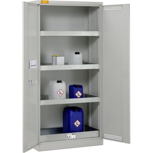 Armoire de sûreté haute 1 ou 2 portes pour produits dangereux - CEMO FRANCE