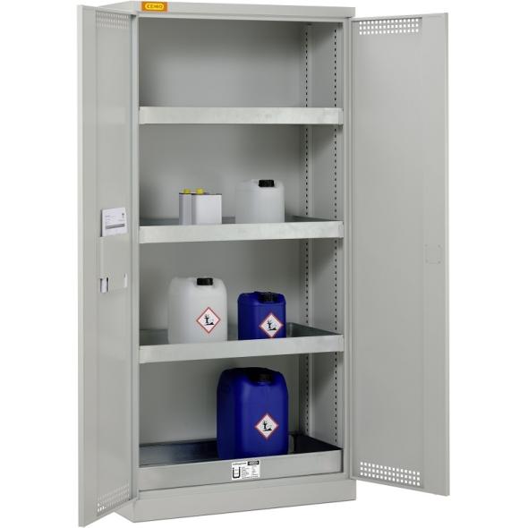 Armoire de sûreté haute 1 ou 2 portes pour produits dangereux