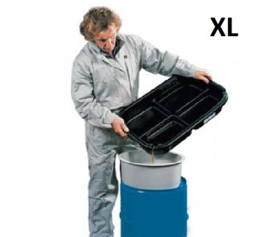 Bac de vidange plastique PE, type XL