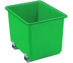 Bac plastique rectangulaire FDV, avec fourreaux - CEMO FRANCE