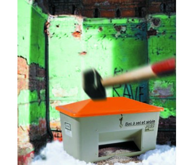 Achat Bac à sel anti vandalisme en polyester fibre de verre