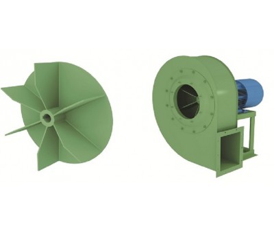 Ventilateur centrifuge TH 1320 à 54000 m3/h papier, déchet, copeau