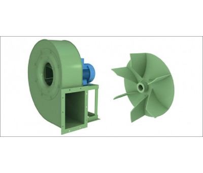 Ventilateur centrifuge TPA 480 à 7500 m3/h pour copeaux, déchets, granules