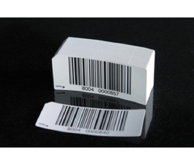 Etiquette code barre In Mould moulée par injection plastique