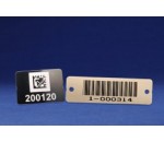 Etiquette acier céramique, pour contrainte mécanique et chimique - INOTEC BARCODE SECURITY