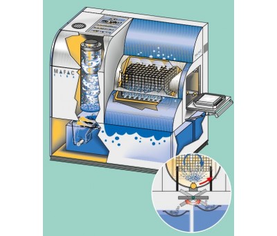 Prix Machine de lavage par aspersion 2 bains ELBA