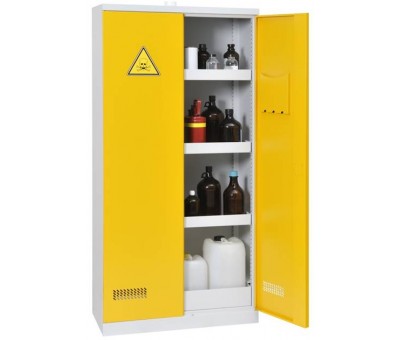 Armoire de sûreté pour produits chimiques et toxiques type haute Large