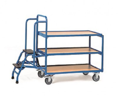 Achat Petit chariot préparateur de commande à marchepied