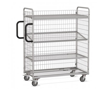 Achat Chariot préparateur de commande grillagé 300 kg