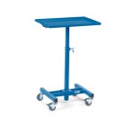 Chariot porte bac réglable à plateau droit 150 Kg - AVMD