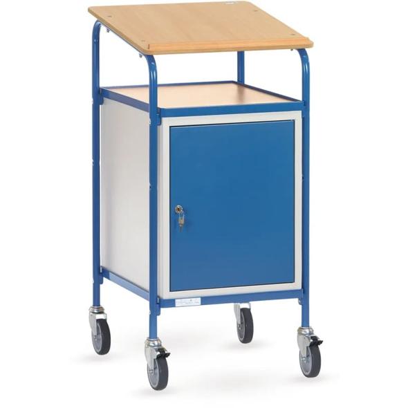 Achat Pupitre roulant à caisson 1 porte à fermeture 100 Kg