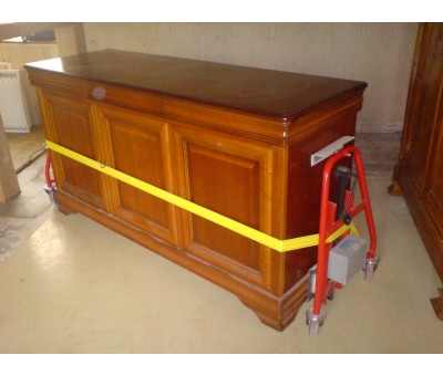 Diable jumelé pour transport d'armoire et coffre