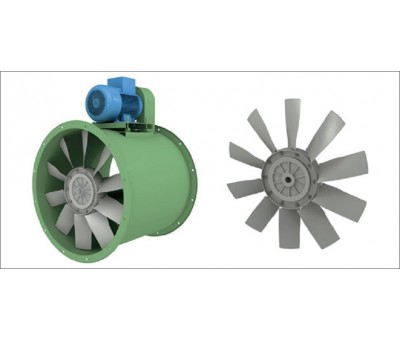 Ventilateur hélicoide 2300 à 65000 m3/h EVC
