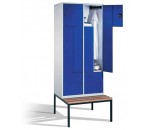 Armoire vestiaire en Z en acier - AVMD