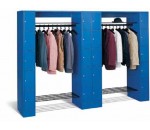 Vestiaire penderie avec casiers de rangement - AVMD