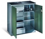 Armoire d'appoint à portes et tiroirs pour atelier - AVMD